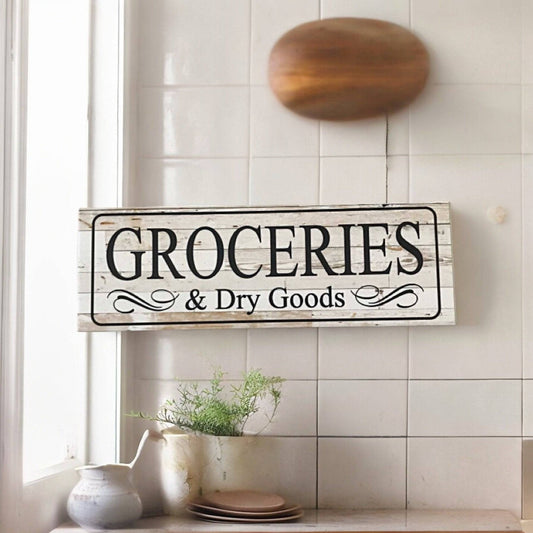 Grocery Store Pantry Vintage Style Sign - The Renmy Store Homewares & Gifts 