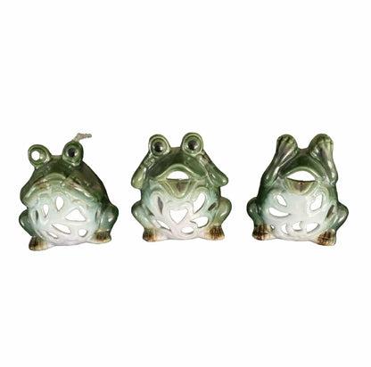 Frog Set of 3 Candle Holder - The Renmy Store Homewares & Gifts 