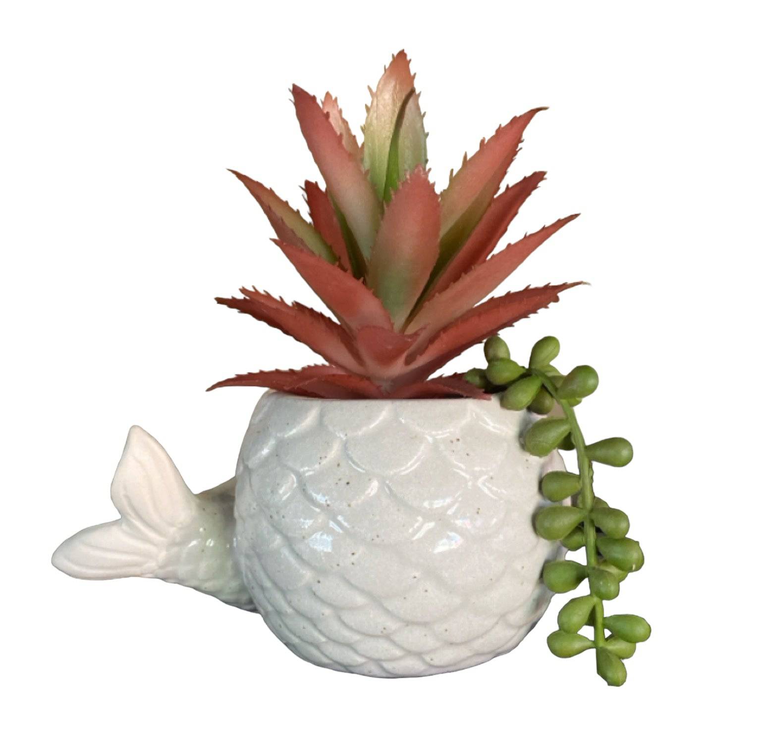 Mermaid Tail Garden Plant Planter Pot - The Renmy Store Homewares & Gifts 