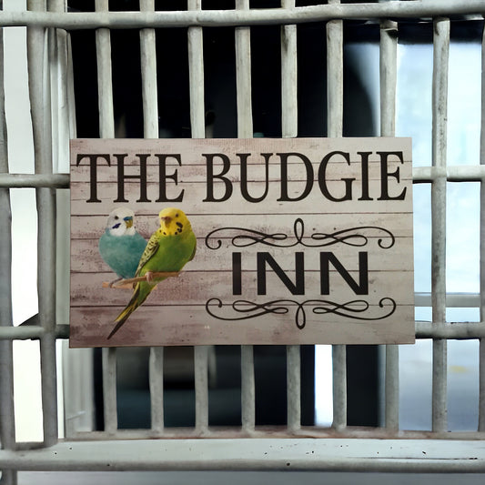 The Budgie Bird Inn Sign