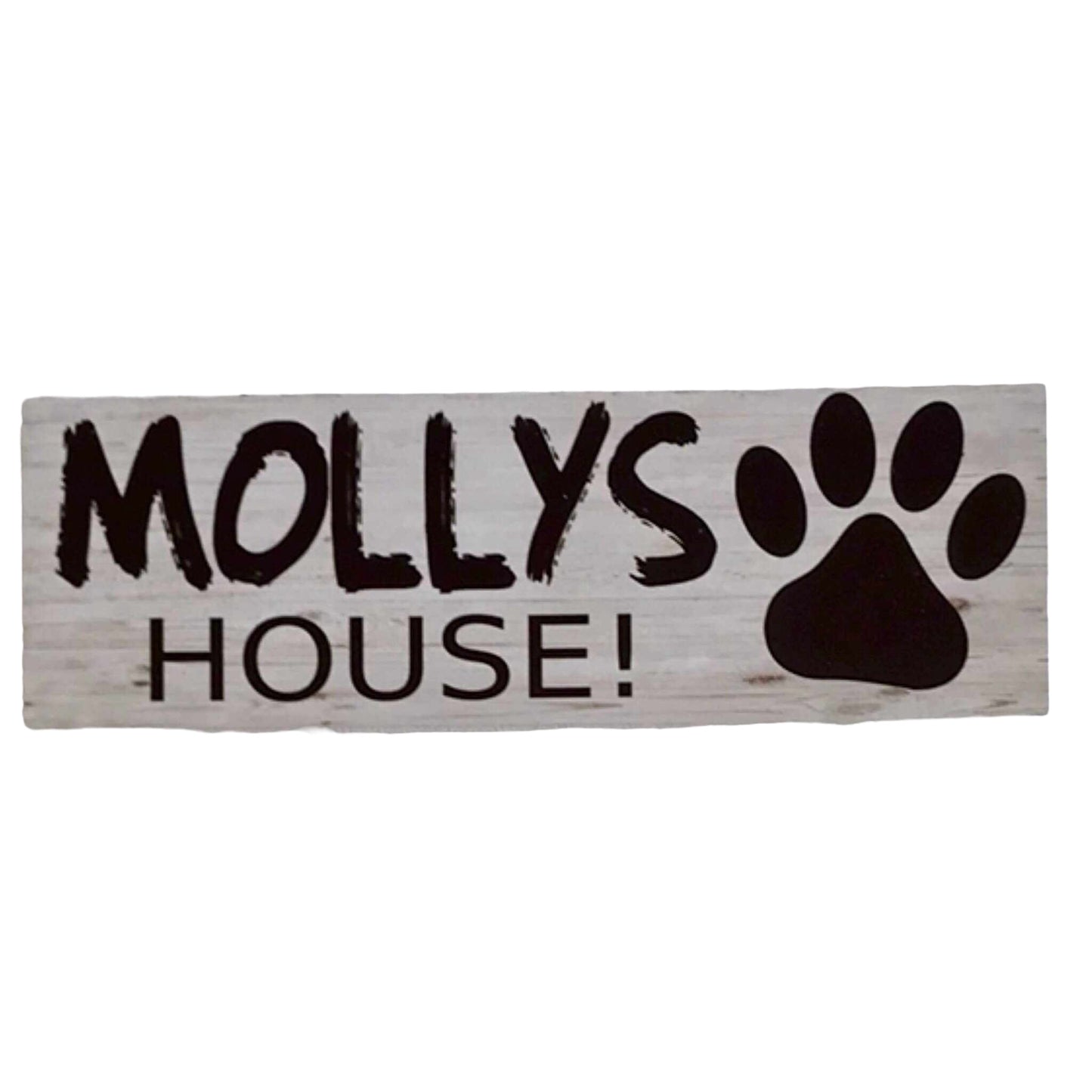 Dog Kennel House Custom Personalised Pets Name Sign - The Renmy Store Homewares & Gifts 
