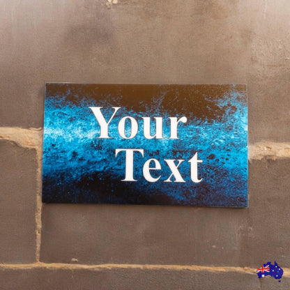 Blue Navy Custom Customized Text Sign - The Renmy Store Homewares & Gifts 