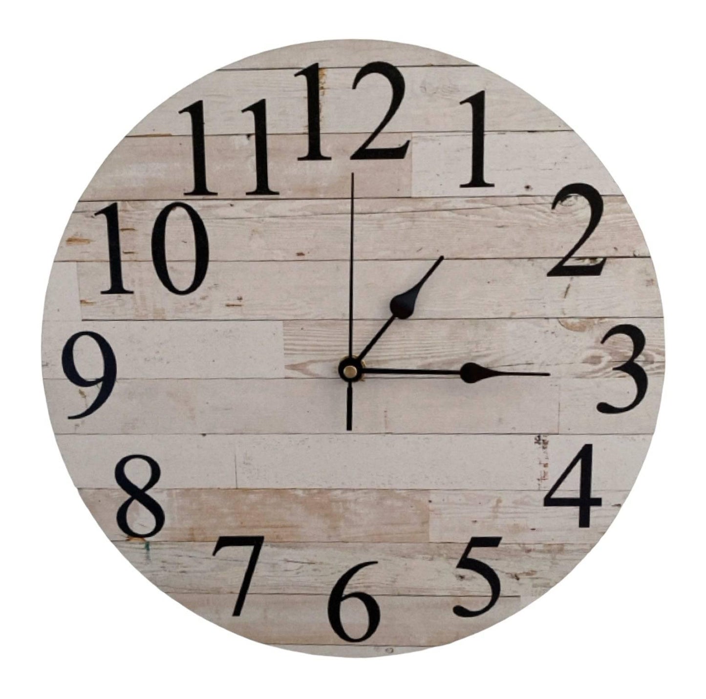 Clock Wall Rustic Wood Aussie Made - The Renmy Store Homewares & Gifts 