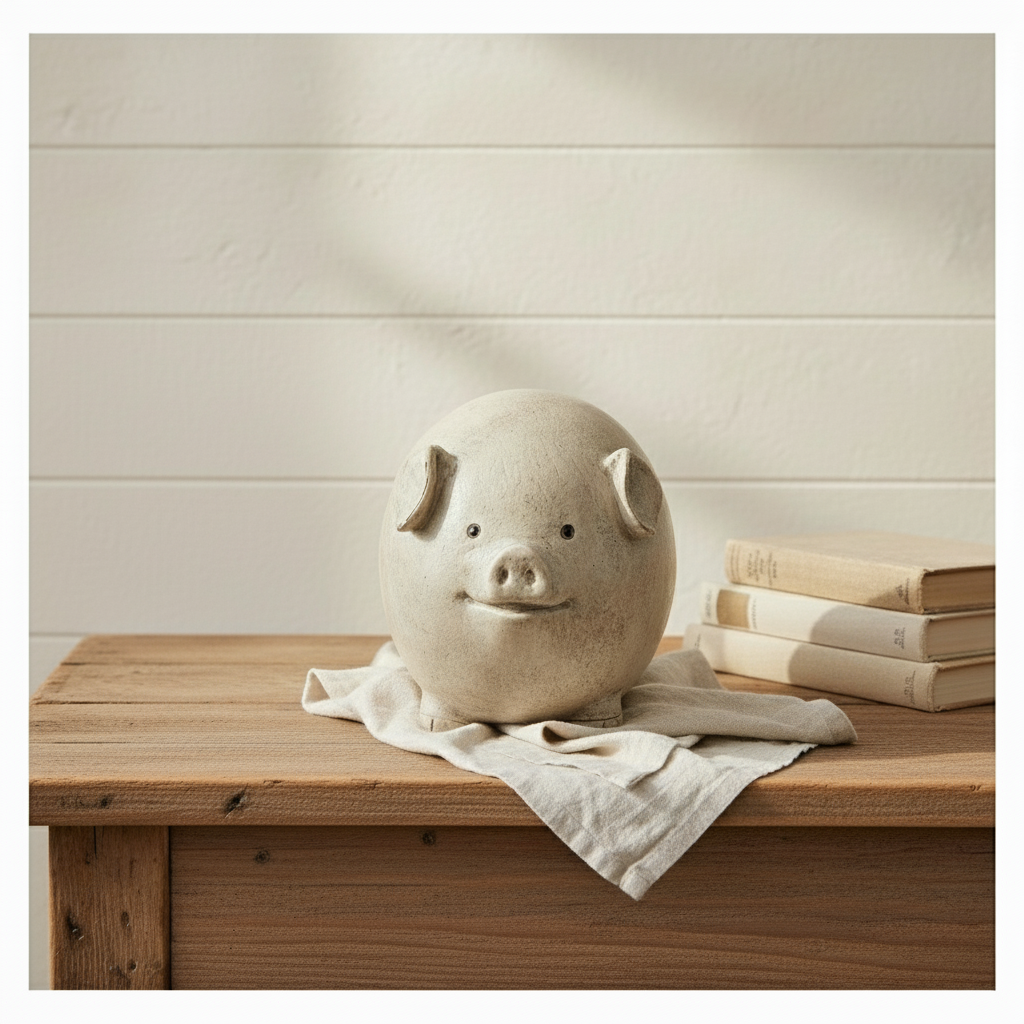 Pig Piggy Farmhouse Country Ornament