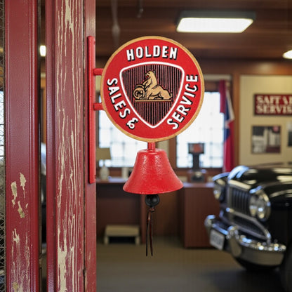 Doorbell Holden Service Vintage Rustic Cast Iron