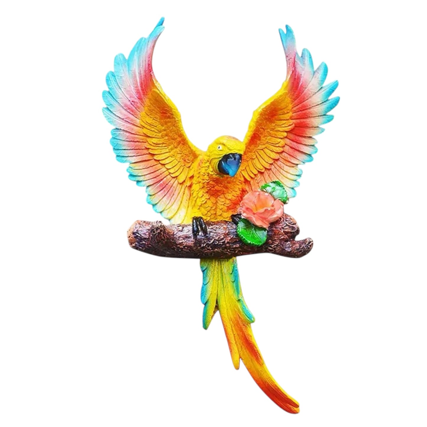 Parrot Bird Wall Hanging Yellow