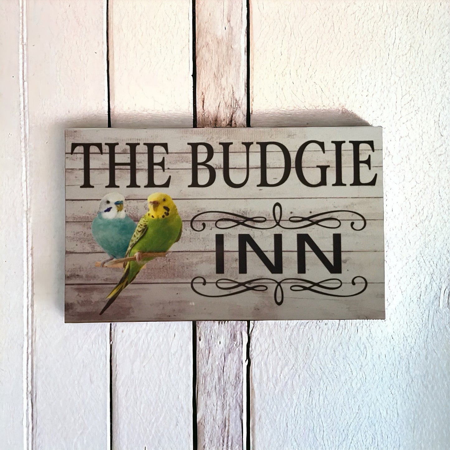 The Budgie Bird Inn Sign - The Renmy Store Homewares & Gifts 