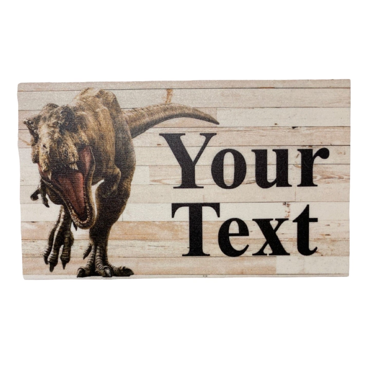 Dinosaur Custom Personalised Rustic Sign - The Renmy Store Homewares & Gifts 