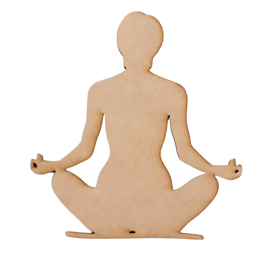 Meditate Hands Down MDF DIY Raw Cut Out Art Craft Decor - The Renmy Store Homewares & Gifts 