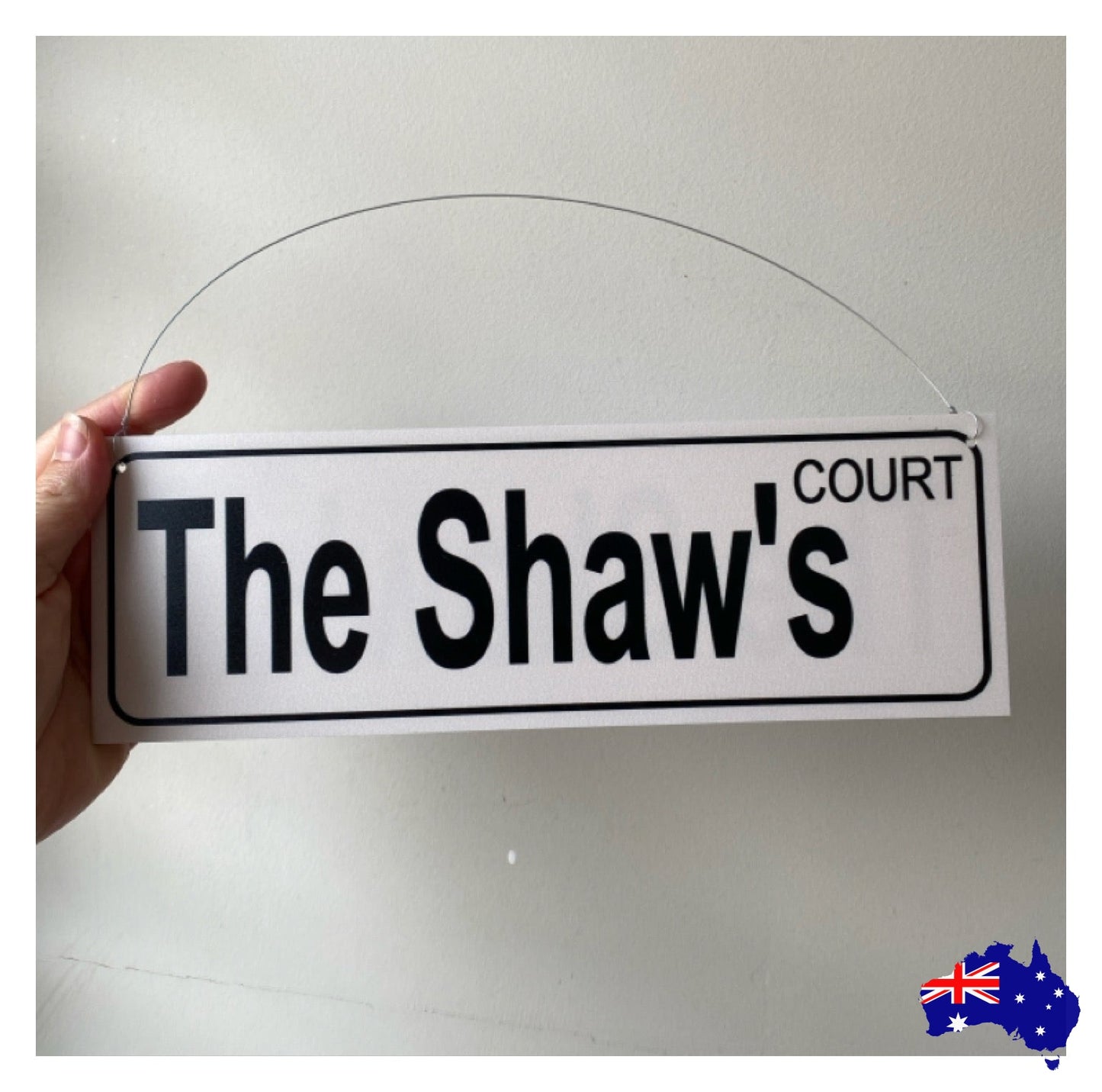 Street Grey Custom Personalised Sign