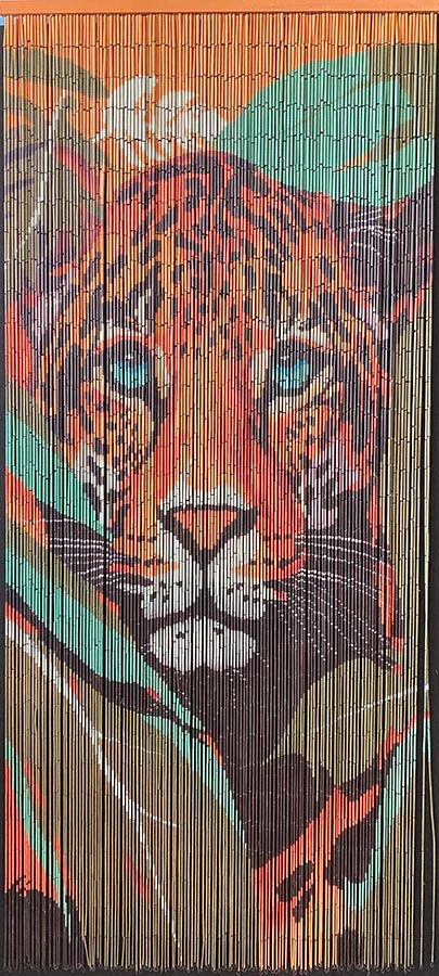Curtain Tiger Natural Bamboo Doorway