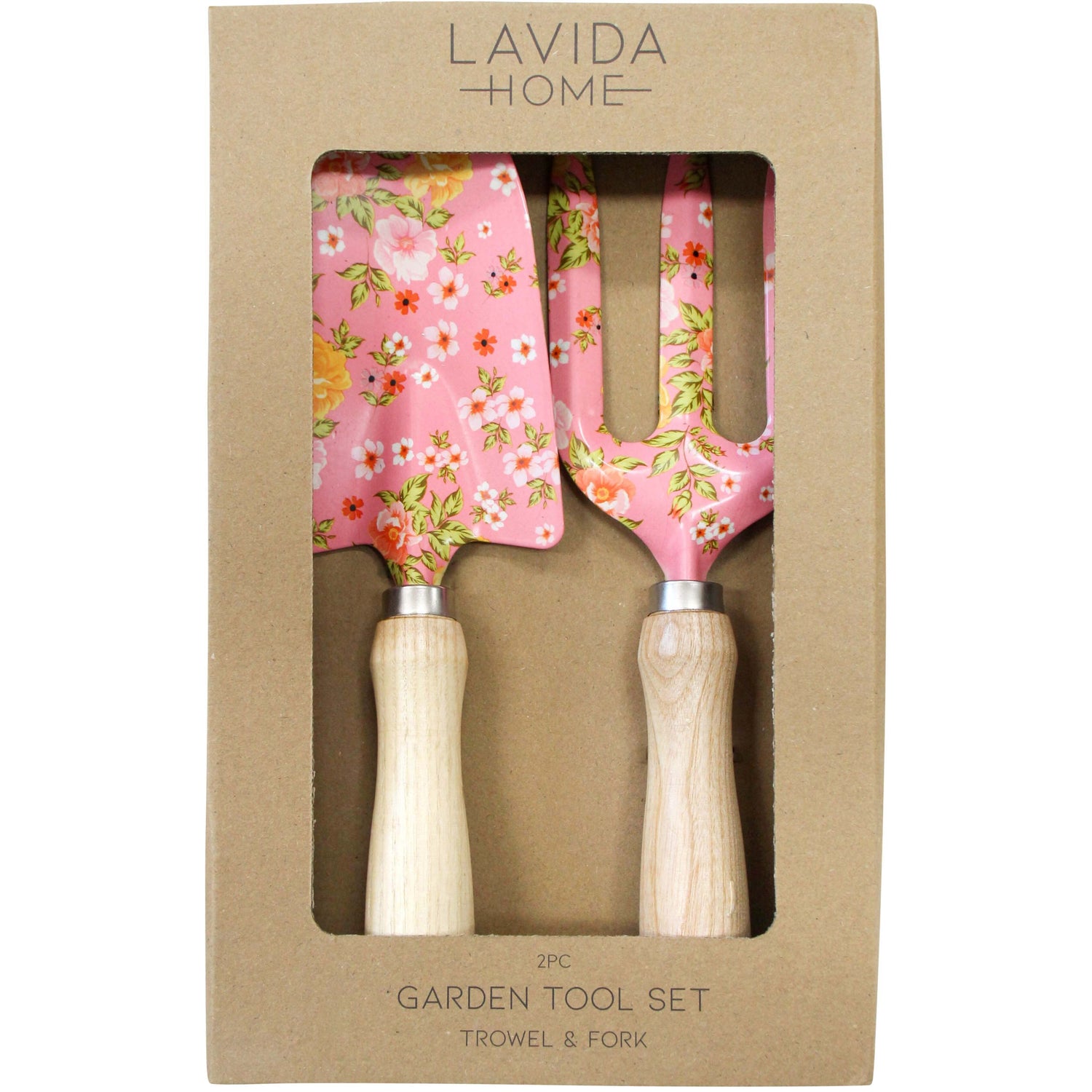 Garden Tool Set of 2 Spade Fork Floral - The Renmy Store Homewares & Gifts 