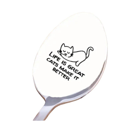 Cat Apron Spoon Sponges Cats Welcome Funny Sign Gift Set - The Renmy Store Homewares & Gifts 