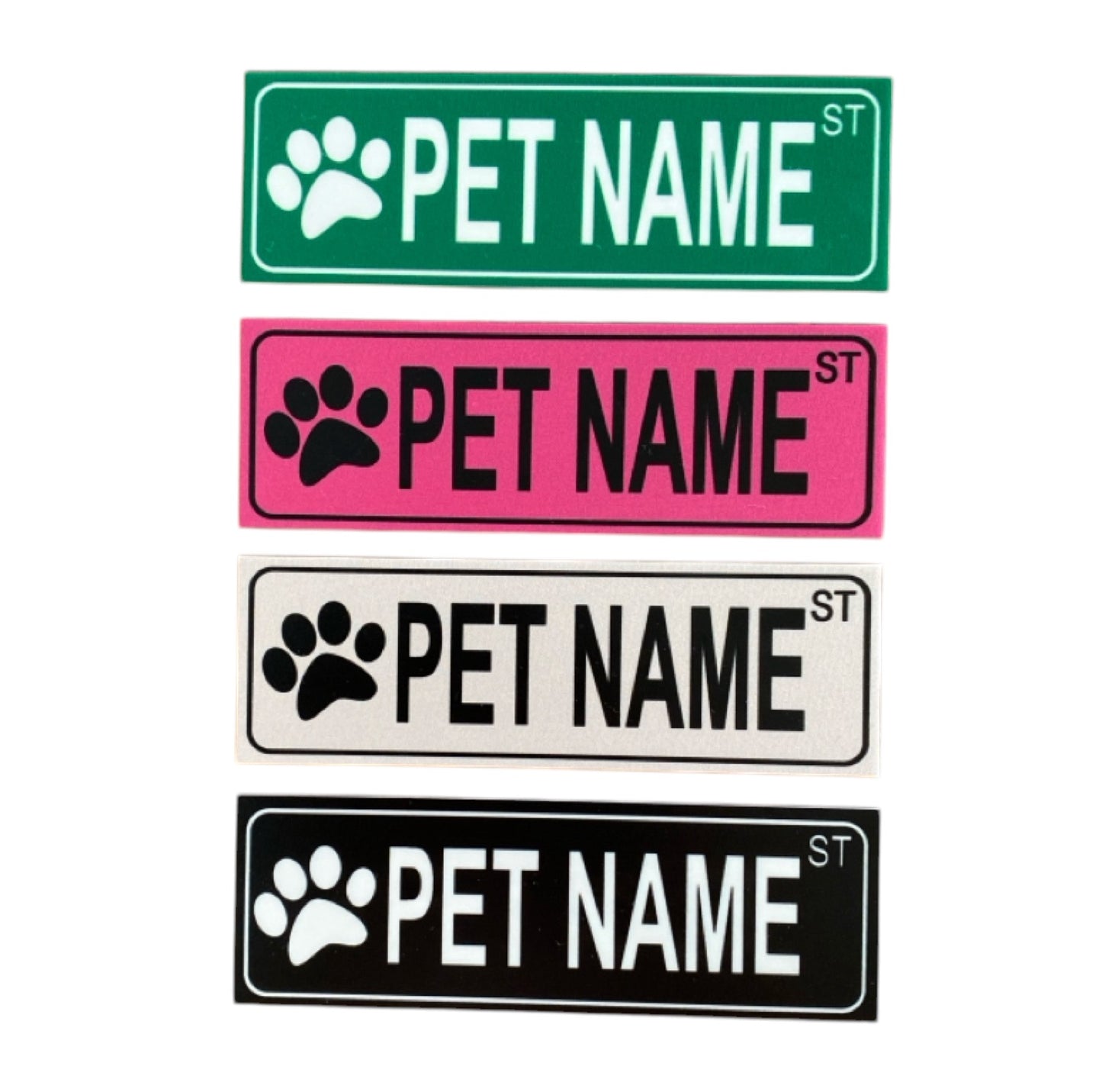 Pet Dog Cat Street Custom Personalised Sign