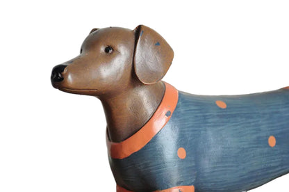Dachshund Sausage Dog Resin Ornament | Funky Jumper Home Garden Decor