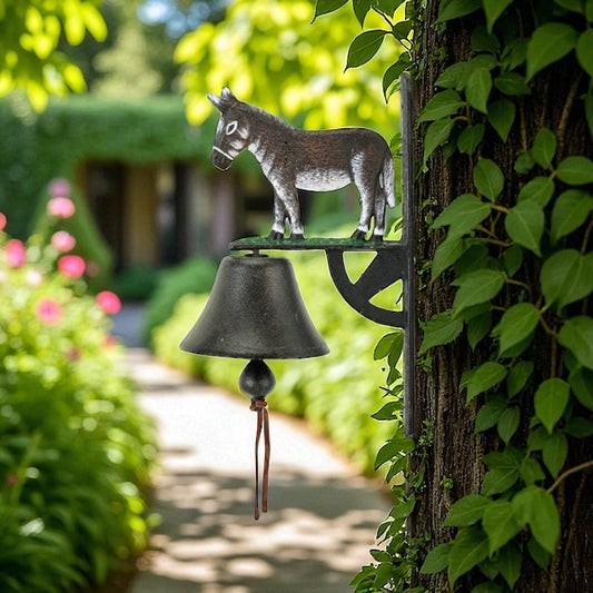 Doorbell Donkey Vintage Country Rustic Cast Iron