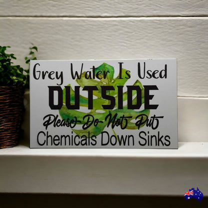 Chemical Free Home Water Tank Garden Sign - The Renmy Store Homewares & Gifts 