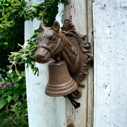 Door Bell Horse Melodies Cast Iron - The Renmy Store Homewares & Gifts 