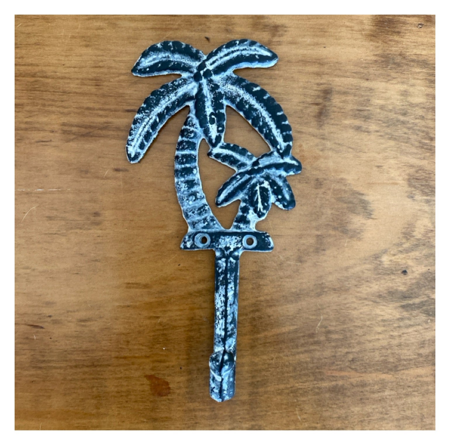 Hook Palm Tree Rustic Blue - The Renmy Store Homewares & Gifts 