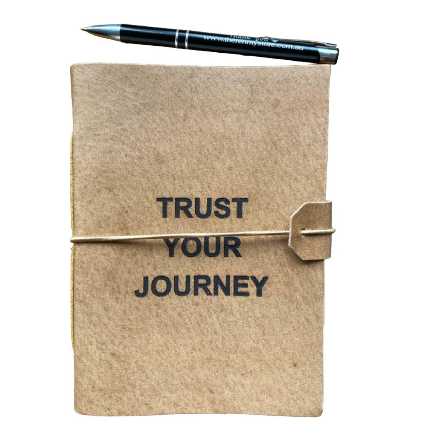 Journal Leather Diary Note Book Trust Your Journey - The Renmy Store Homewares & Gifts 