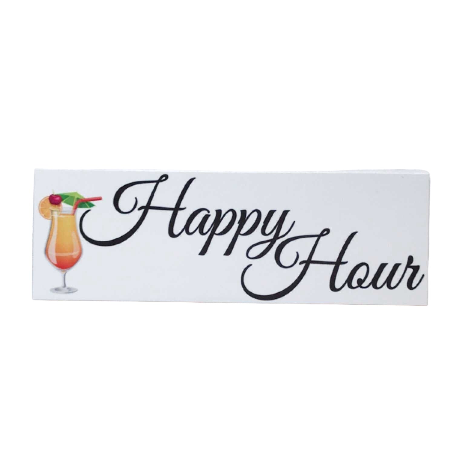Happy Hour Cocktail Sign - The Renmy Store Homewares & Gifts 
