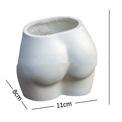 Planter Pot Vase Flower Plant Feminine Lady Booty Boob