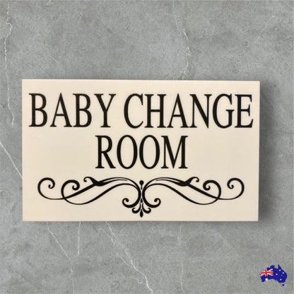 Baby Change Room Toilet Restroom Sign - The Renmy Store Homewares & Gifts 