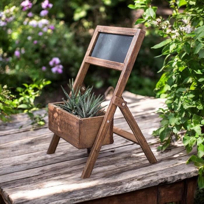 Garden Wooden Rustic Flower Planter Pot Box