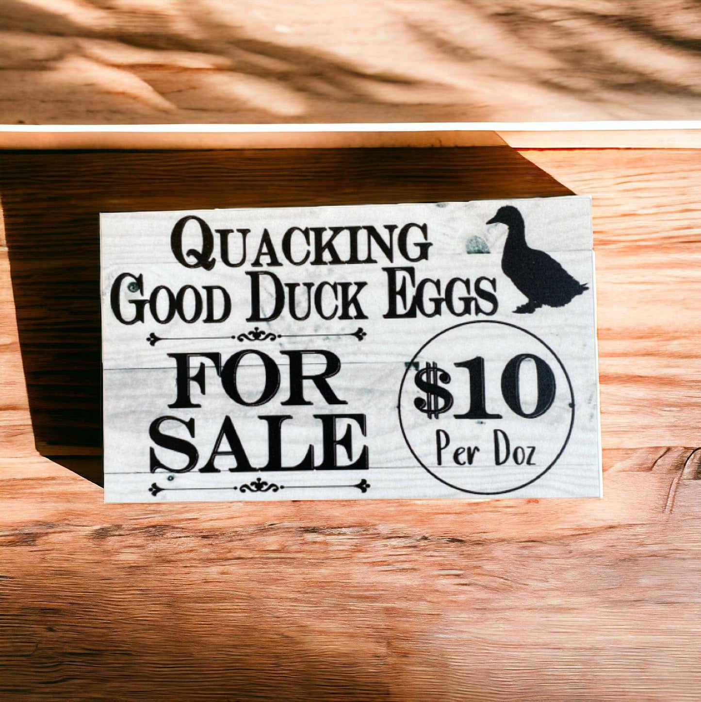 Duck Eggs For Sale Farm Stall Custom Sign - The Renmy Store Homewares & Gifts 