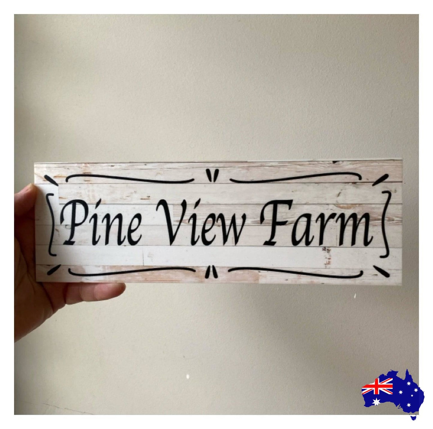 Cottage Custom Personalised Rustic Chic Sign - The Renmy Store Homewares & Gifts 