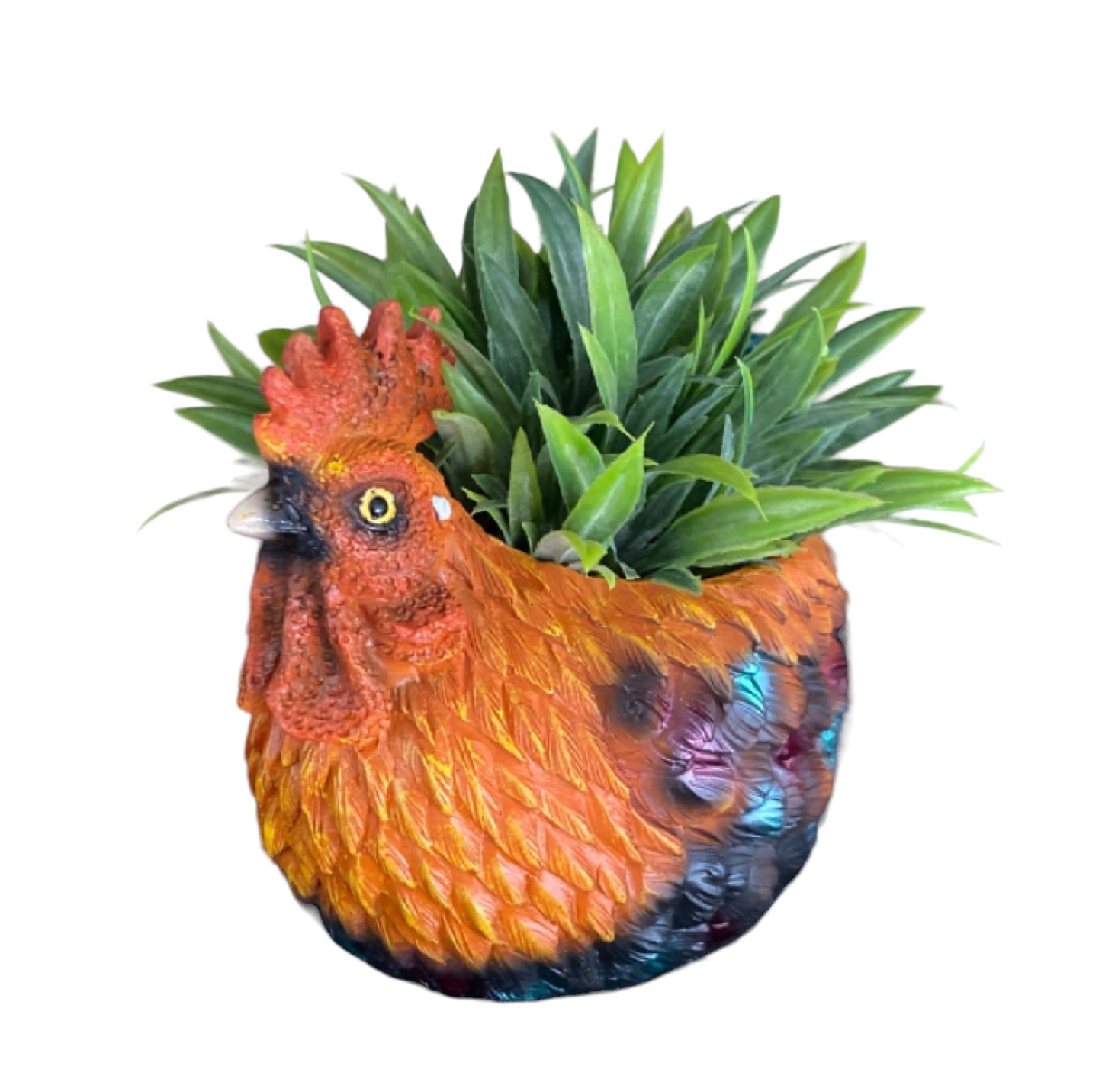 Plant Pot Planter Rooster Country