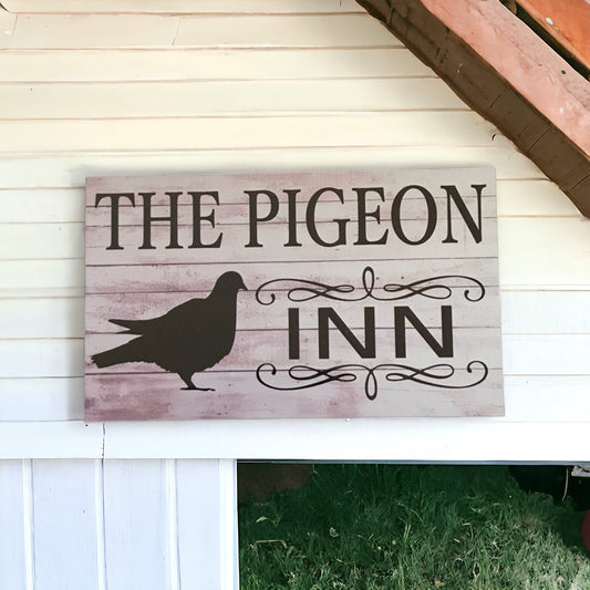 Pigeon Inn Bird Sign - The Renmy Store Homewares & Gifts 