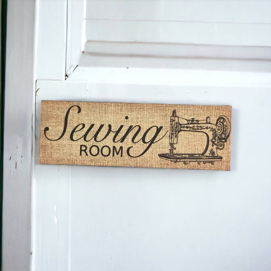 Sewing Room with Machine Sign - The Renmy Store Homewares & Gifts 