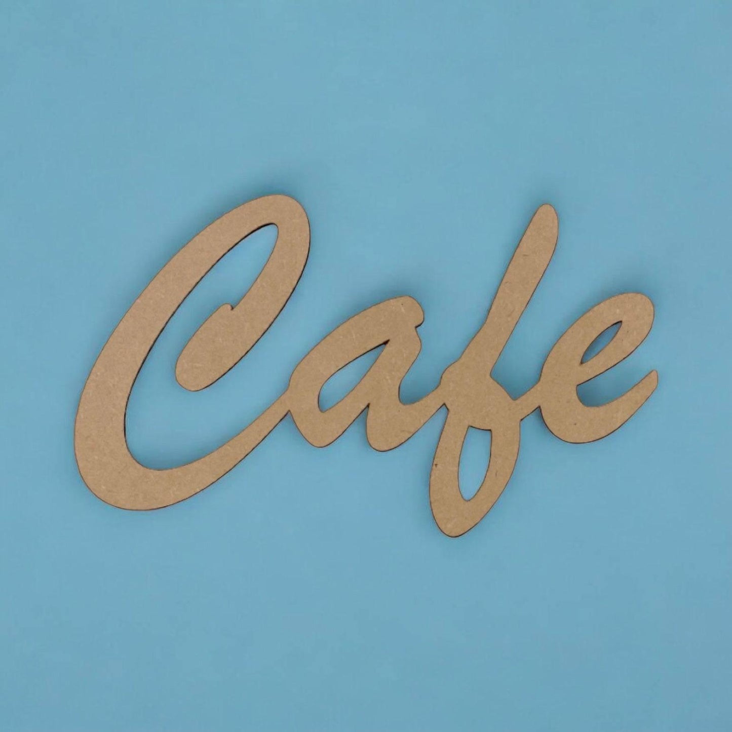 Cafe Coffee Tea Station Wall Word Sign MDF DIY Wooden - The Renmy Store Homewares & Gifts 