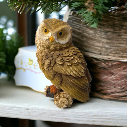 Owl Realistic Wild Bird Ornament - The Renmy Store Homewares & Gifts 