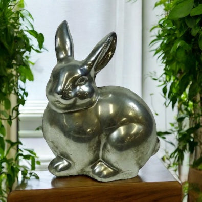 Rabbit Boppity Vintage Silver Ornament - The Renmy Store Homewares & Gifts 