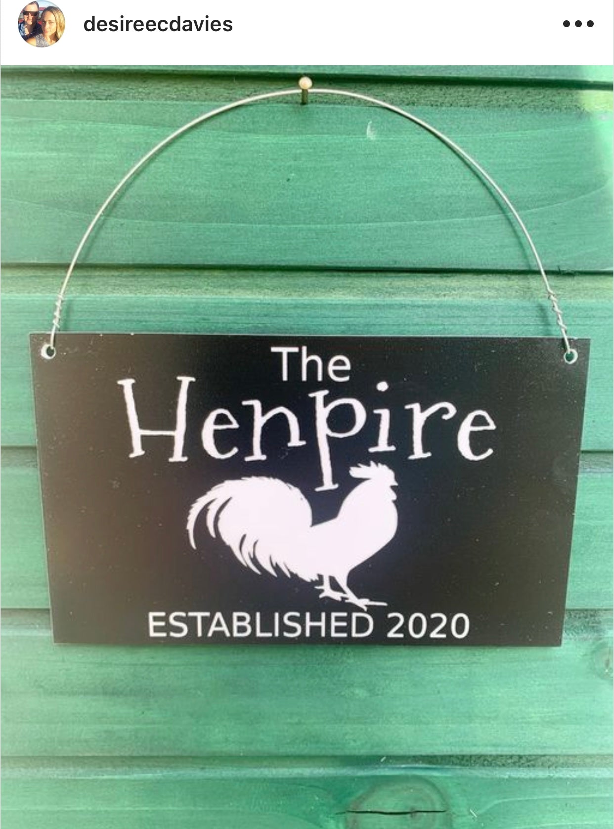 The Coop Rooster Chicken Custom Sign - The Renmy Store Homewares & Gifts 
