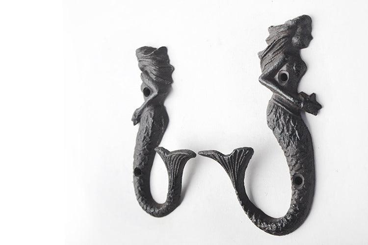 Hook Mermaid Cast Iron Set of 2 - The Renmy Store Homewares & Gifts 