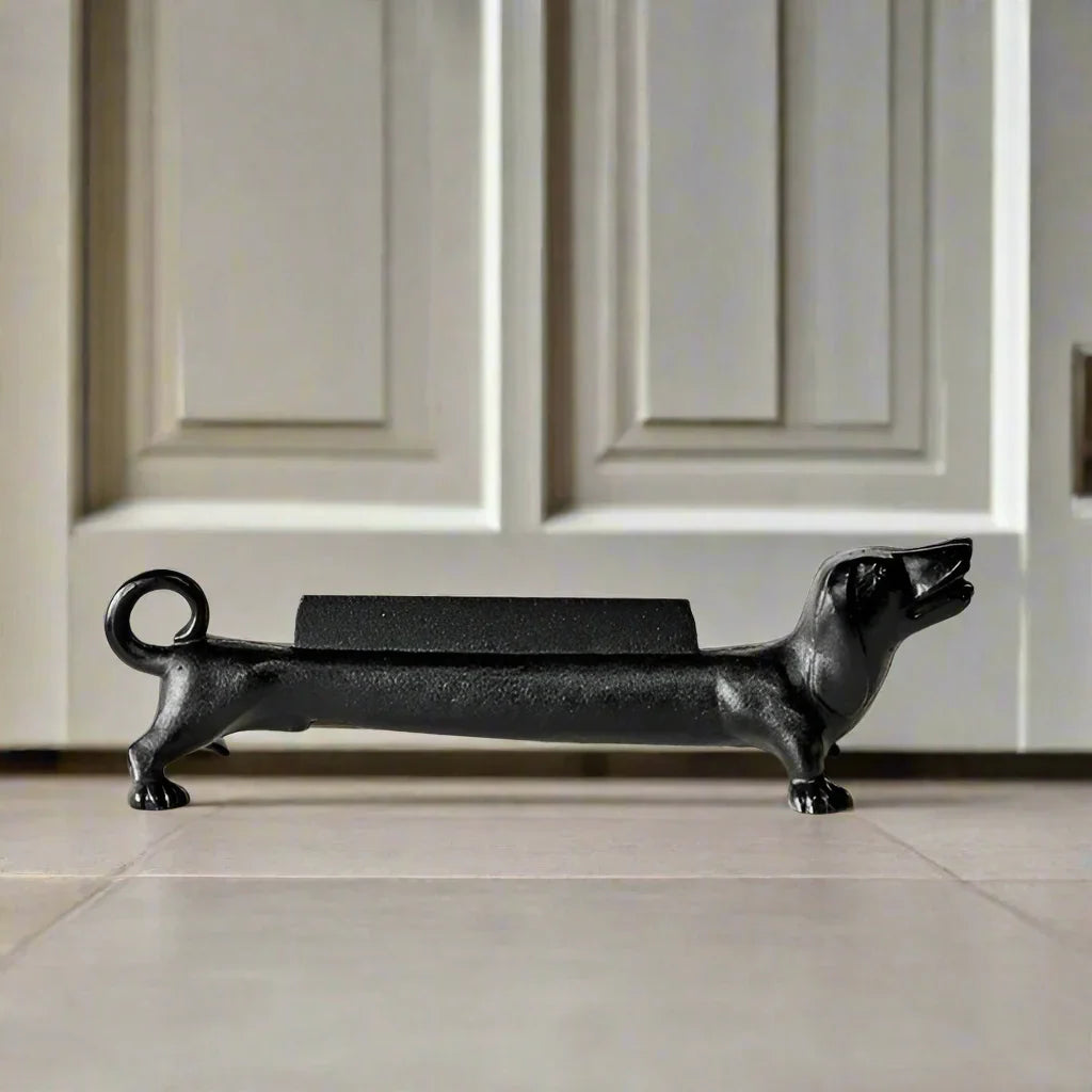 Shoe Scraper Dachshund Dog Cast Iron 53cm