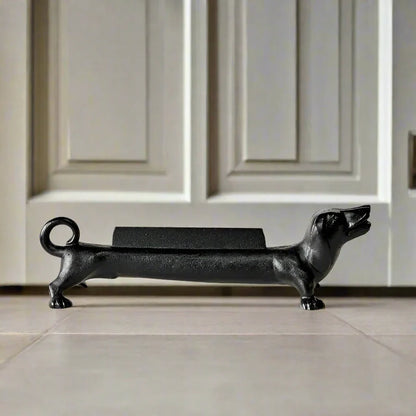 Shoe Scraper Dachshund Dog Cast Iron 53cm