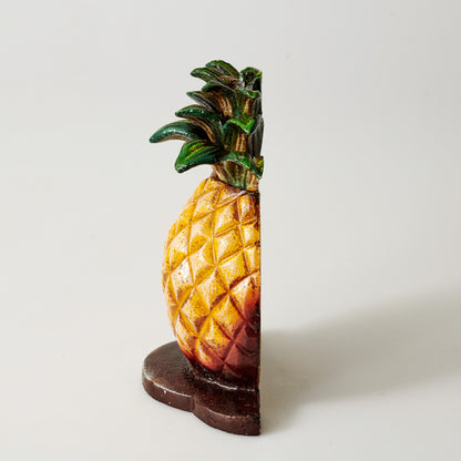 Door Stop Pineapple Tropical Coastal Cast Iron