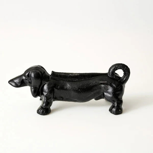 Shoe Scraper Dachshund Dog Cast Iron 23cm