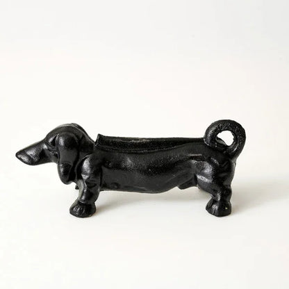 Shoe Scraper Dachshund Dog Cast Iron 23cm