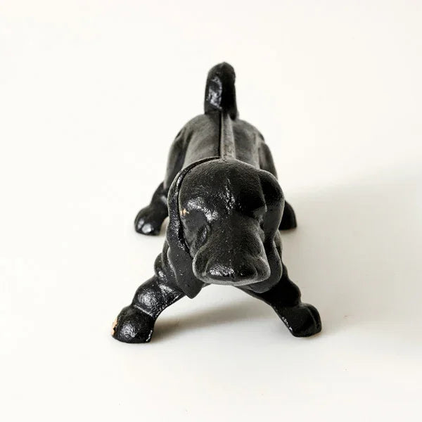 Shoe Scraper Dachshund Dog Cast Iron 23cm