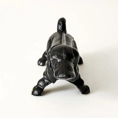 Shoe Scraper Dachshund Dog Cast Iron 23cm