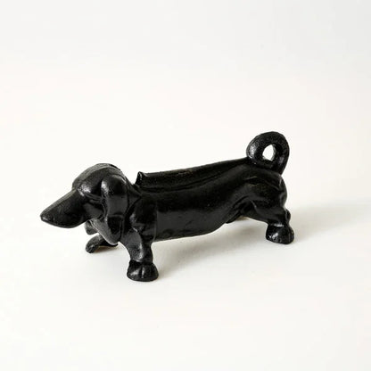 Shoe Scraper Dachshund Dog Cast Iron 23cm
