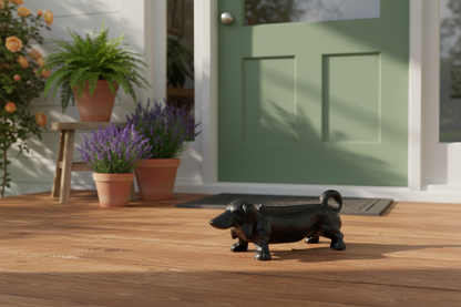 Dachshund Boot Scraper Cast Iron 23cm - Shoe Scraper Australia