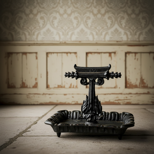 Boot Scraper Tall Victorian Cast Iron - Vintage Antique Style