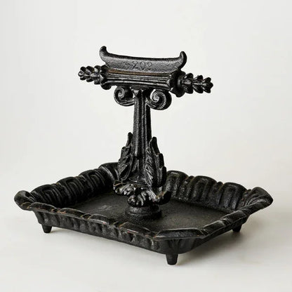 Shoe Scraper Tall Vintage Antique Victorian Cast Iron