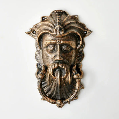 Door Knocker Nautical Man Rustic Cast Iron